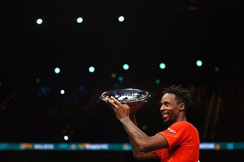 Gael Monfils lifted his 8th career singles title in Rotterdam