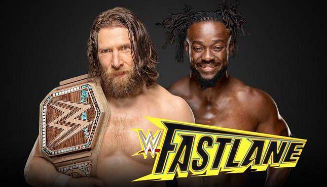 Kofi Kingston will go one-on-one against Daniel Bryan for the WWE Championship at Fastlane.