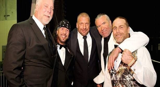The Kliq sharing friendly moments after a long time