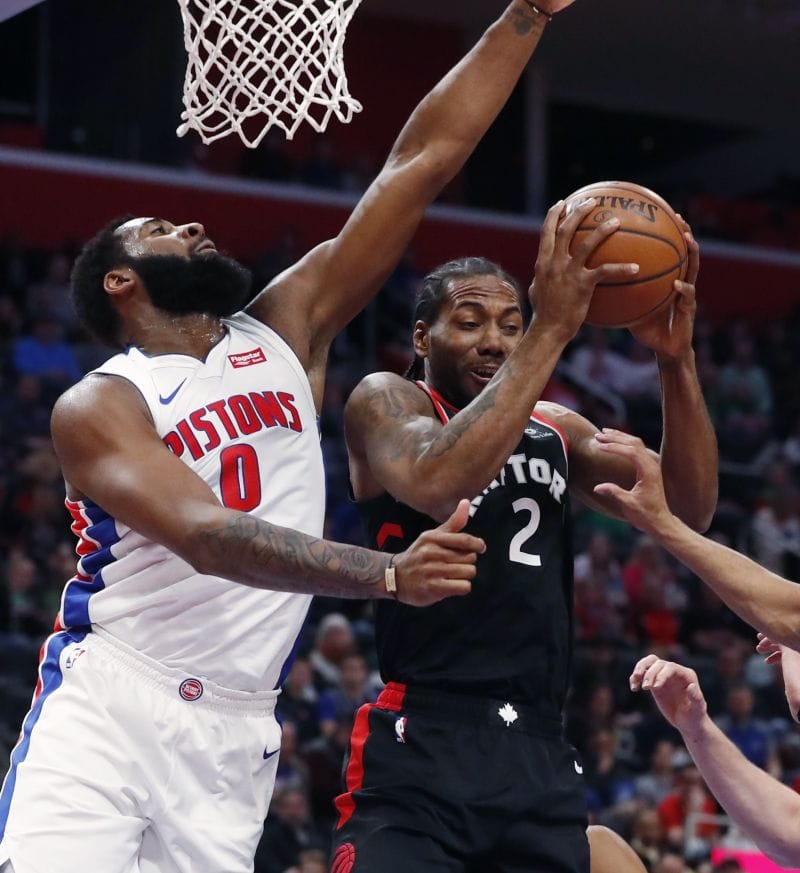 Pistons beat Raptors 110107 to complete season sweep.
