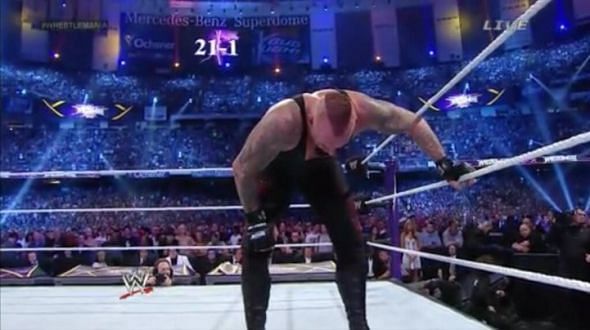 undertaker wrestlemania streak comes to an end at WM30