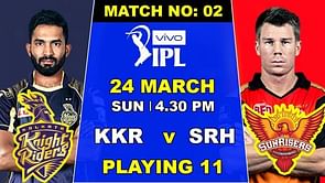 IPL 2019: Match 2, KKR vs SRH Today's Predicted Playing 11, Preview & Key Players