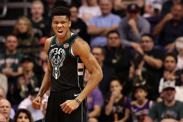 Giannis Antetokounmpo had 21 points in the loss against Phoenix Suns