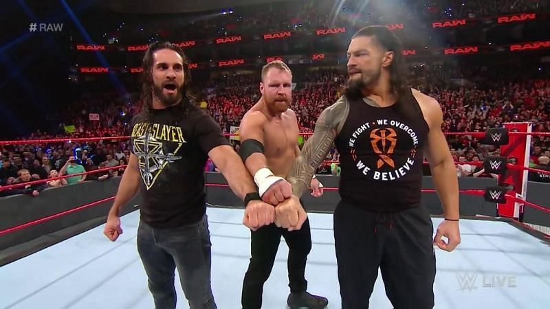 The trio of Reigns, Rollins, and Ambrose reunited this week