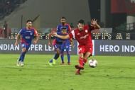 Mascia scored the penalty in the dying embers of the game (Image Courtesy: ISL)