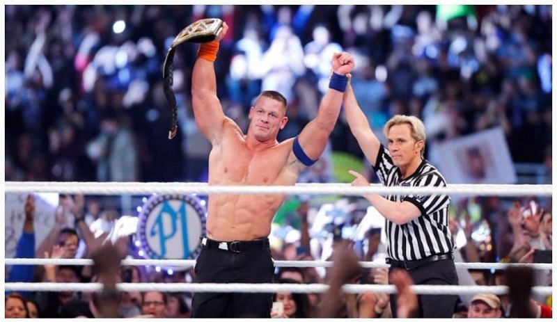 Cena captured his 16th World Title at the 2017 Royal Rumble.