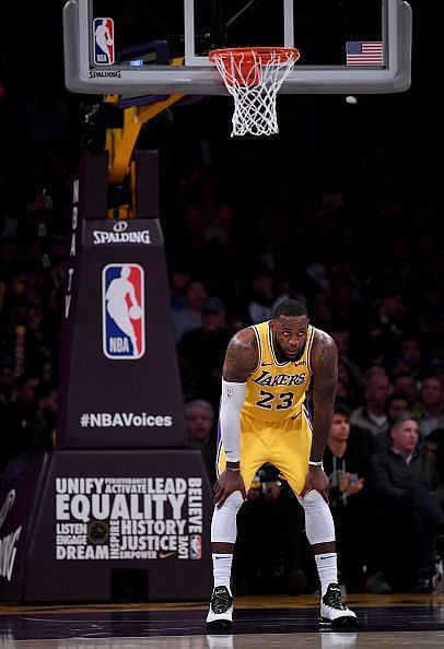 LeBron James looks to lead the Lakers to the Playoffs