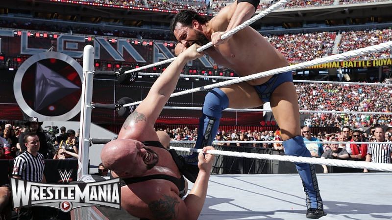 Despite Damien Mizdow&#039;s best efforts, the Big Show reigned supreme at WrestleMania 31.