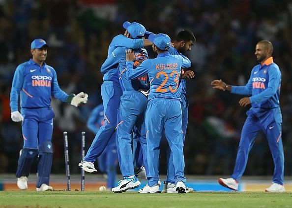India won the match by 8 runs