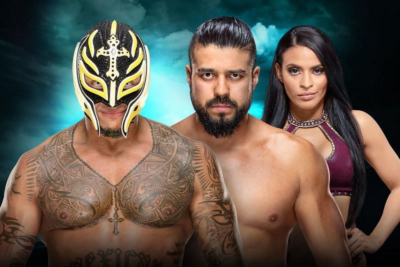 Andrade and Rey Mysterio will lock horns on the kick-off show