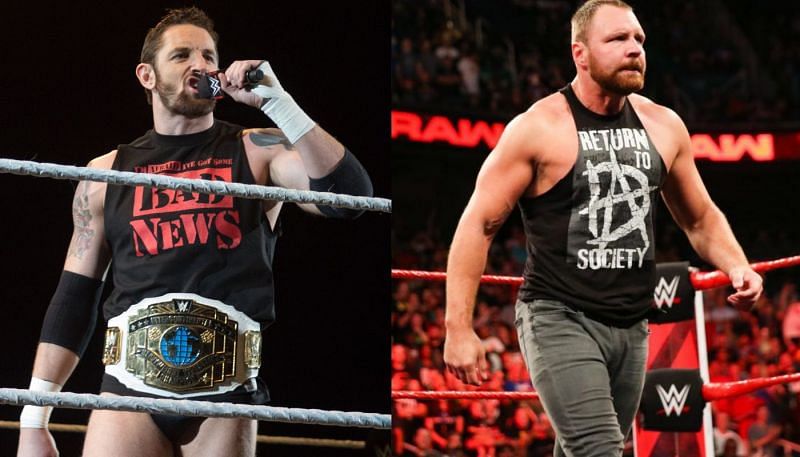Wade Barrett and Dean Ambrose were in an Intercontinental Title match at WWE Fastlane