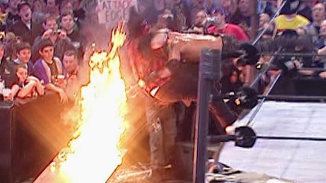 Edge spearing Mick Foley through a flaming table helped launch his whole career forward.