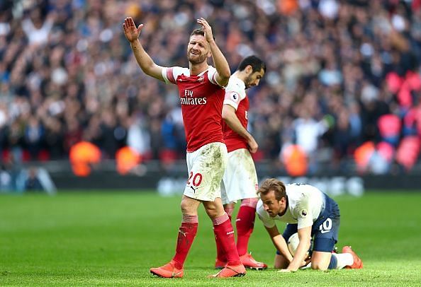 Shkodran Mustafi has to step up in the absence of Sokratis