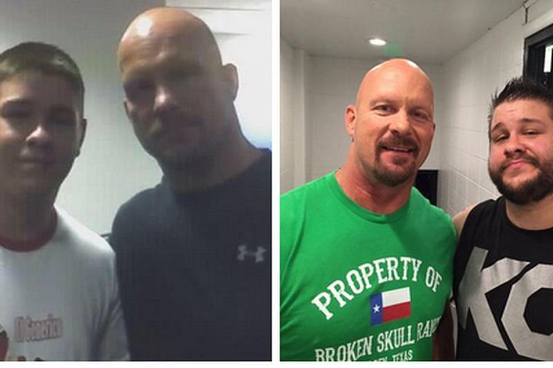 Steve Austin was one of Kevin Owens&#039; childhood heroes while growing up.