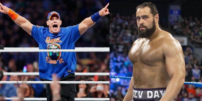 John Cena and Rusev had a feud that started at WWE Fastlane