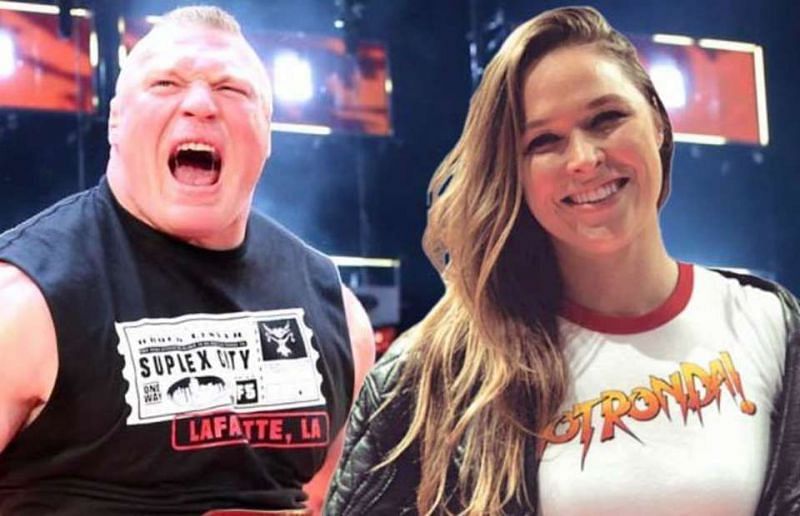 Brock Lesnar and Ronda Rousey could retain their titles.