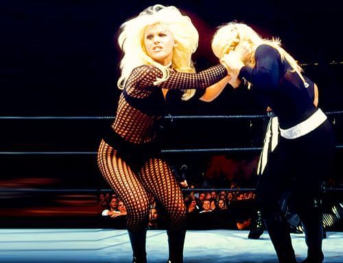 Terri Runnels won a match at Mania