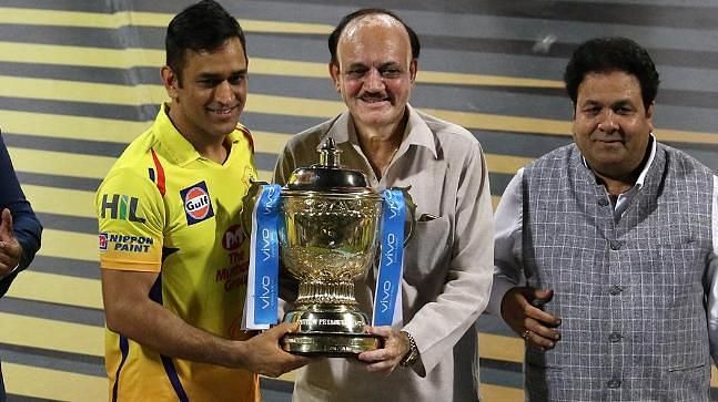 M.S Dhoni has won three titles with CSK.