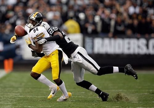 Antonio Brown gets tackled