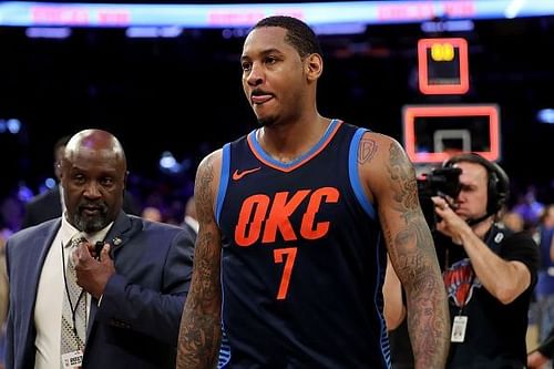 Carmelo Anthony spent just one season with the Oklahoma City Thunder