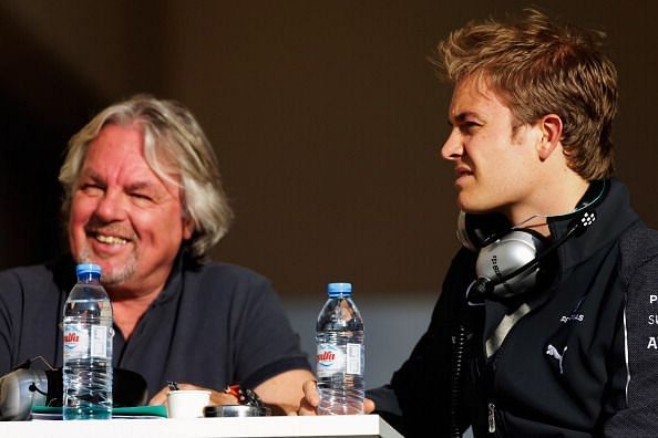 Keke Rosberg (left) is the older half of a very successful father-son F1 pair.
