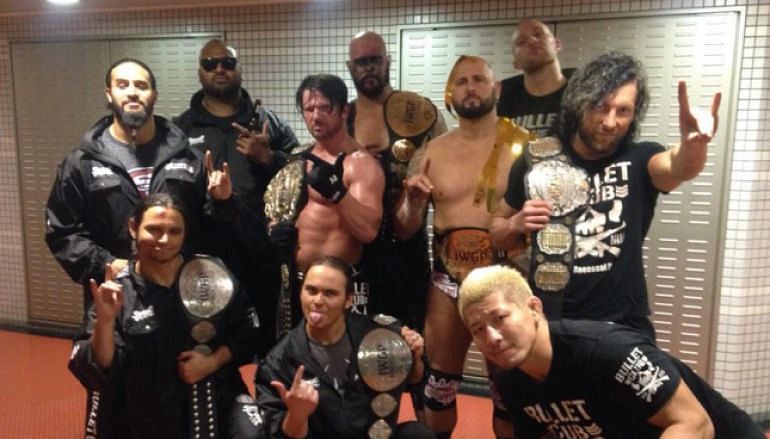 The Bullet Club under the guidance of AJ Styles