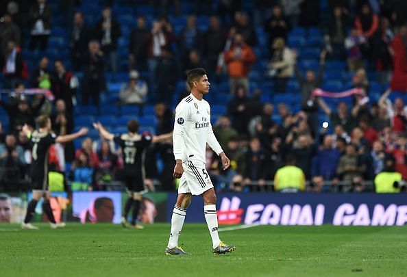 Real Madrid&#039;s Raphael Varane