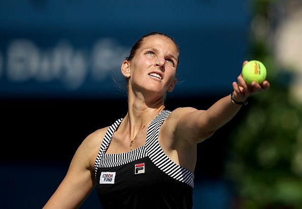 Serving well will be key for Karolina Pliskova if she wishes to get her hands on the trophy here.
