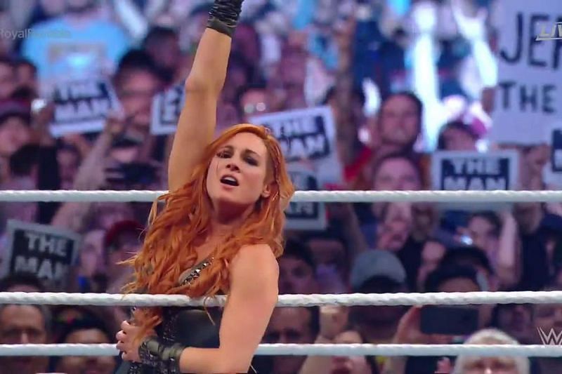 The Man made her fans proud at Royal Rumble