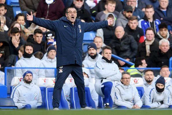Sarri has become a huge source of frustration for Chelsea fans.