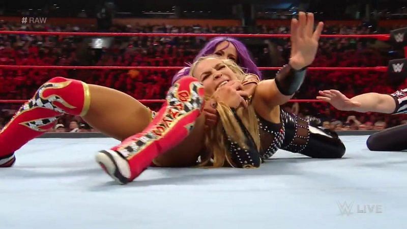 Sasha Banks and Natalya were having a fantastic match before it was interfered in