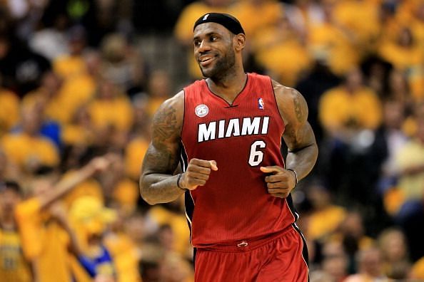 LeBron James represented Miami for four years
