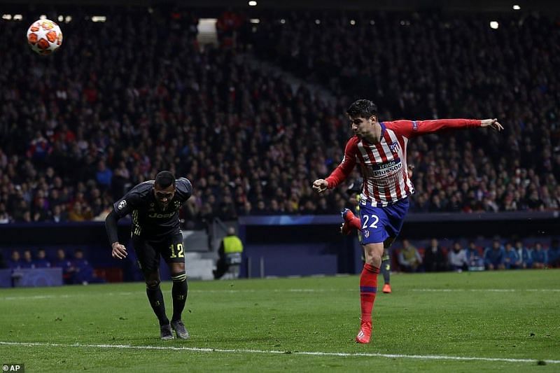 Atletico Madrid strikers have a great tendency of getting behind the opposition defenders.