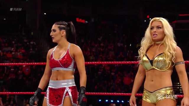 Mandy Rose and Sonya Deville--known jointly as Fire and Desire--had some tension after Mandy&#039;s match against Asuka.