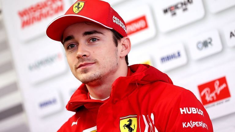 Leclerc drives for Ferrari in just his second season in Formula One