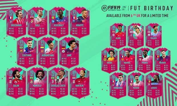 FUT Birthday: 5 worst cards in FIFA 19