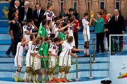 German football stands at a dangerous low