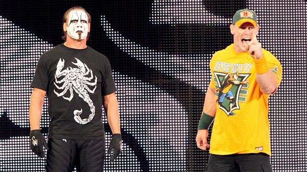 Sting and John Cena have shared the stage with each other in the past