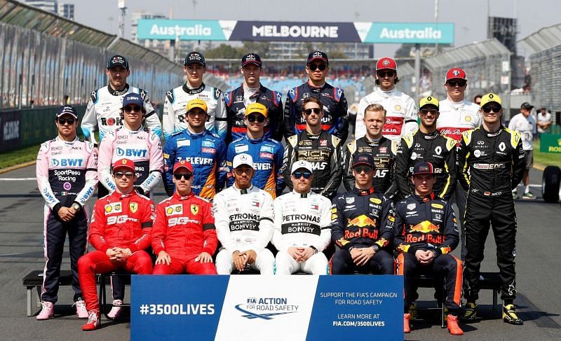 F1 2019 Drivers Line Up