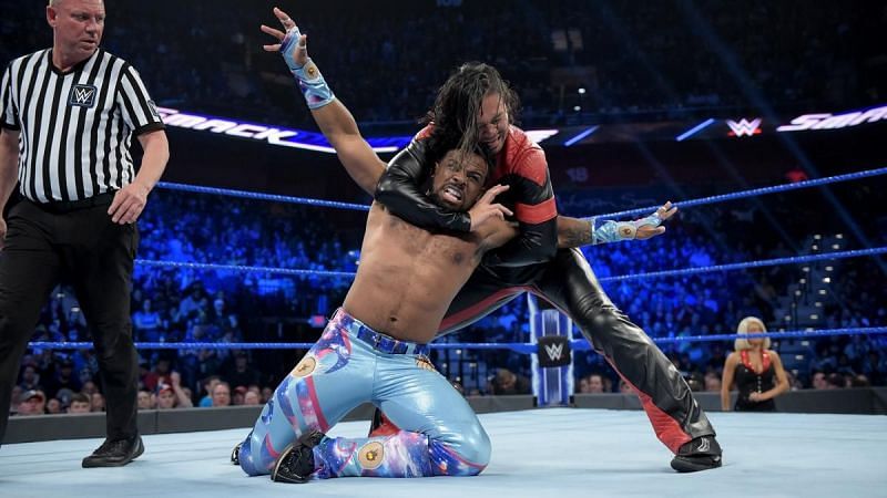 Nakamura during the Tag Team Gauntlet match