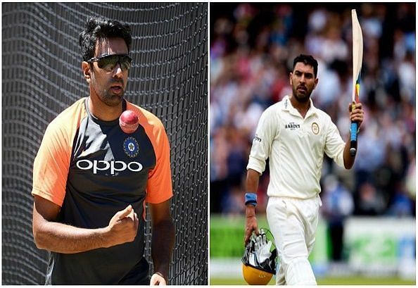 Ravichandran Ashwin &amp; Yuvraj Singh