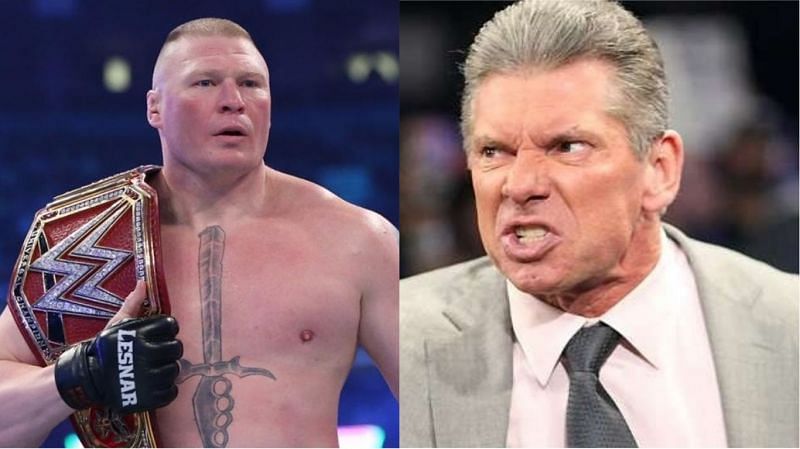 The Boss and Brock Lesnar got into a frenzy after WrestleMania 34 in 2018.