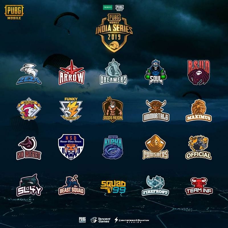 20 finalists of PUBG Mobile India series