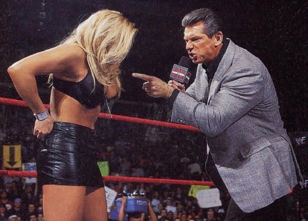 Vince asked Trish to strip