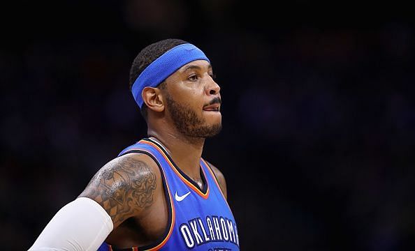 Melo scored just two points against the Spurs