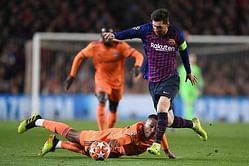 UEFA Champions League 2018-19: Lionel Messi’s stunning display sinks Lyon as Barcelona ease into the quarters