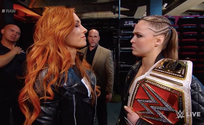 Becky has to beat Ronda (and not Charlotte Flair)