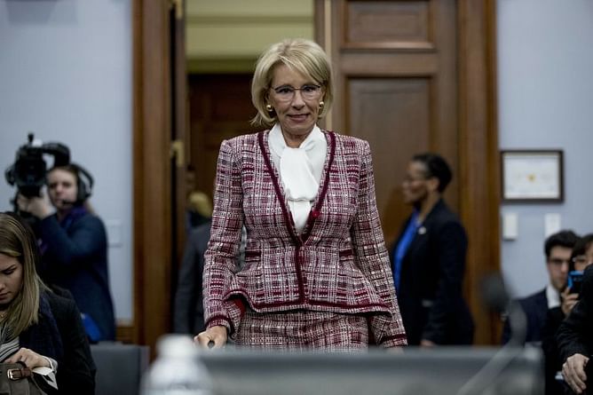 DeVos defends plan to eliminate Special Olympics funding