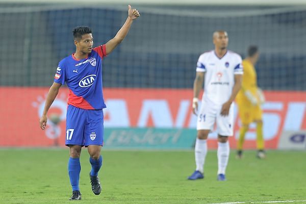Known as the David Beckham of the Northeast, Boithang Haokip has made seven appearances for Bengaluru FC this season