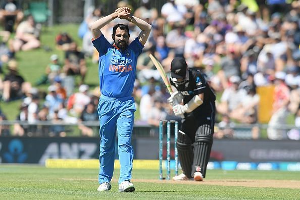 Shami during the New Zealand series